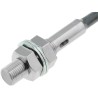Omron Threaded Barrel Inductive Proximity Sensor M12 x 1, 2-Wire, 24V DC, 8mm Detection, 240V AC, 100mA E2E-X8MD1-M1