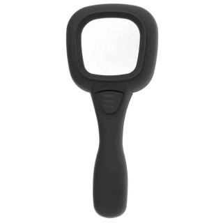 RS PRO Illuminated Magnifying Glass with Light 4x Magnification, LED Handheld Magnifier with Stand 808-7068