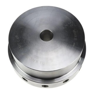 Rexnord Elastomer Interchange Hub Coupler 137 mm OD, 108 mm Length, Torque Rating 105 Nm OMEGA-E5-HUB-PB