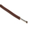 Alpha Wire Hook Up Wire TEFLON Series Brown, 16 AWG, 19 x 0.29 mm Strands, Silver Plated Copper Conductor, 600V 5858 BR005