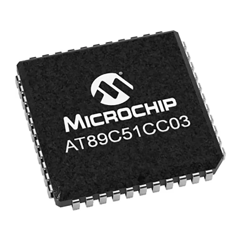 Microchip AT89C51CC03CA-SLSUM 8-bit Microcontroller 60 MHz 64kB FLASH 44-Pin PLCC