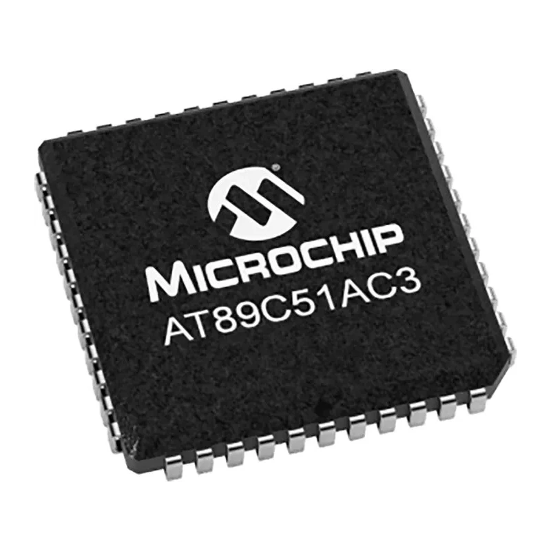 Microchip Microcontroller AT89C51AC3-S3SUM 8 Bit CPU, 60 MHz, 64kB FLASH, 52-Pin PLCC