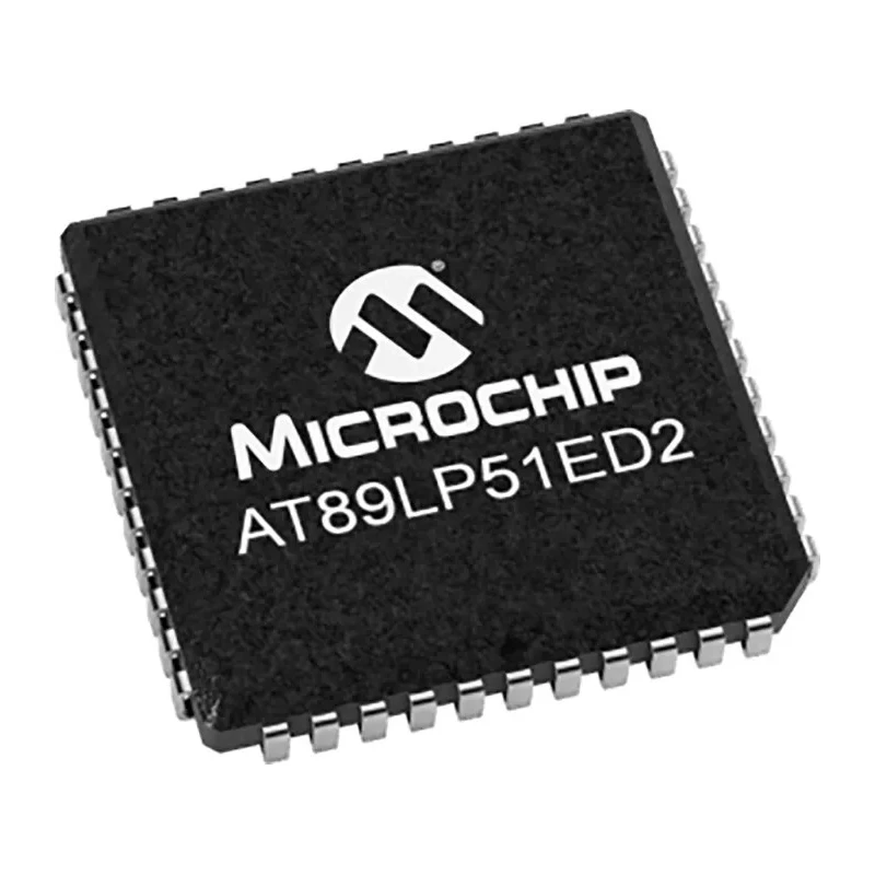 Microchip 8 bit 8051 AT89LP Microcontroller 20 MHz 64kB FLASH 44-Pin PLCC AT89LP51ED2-20JU