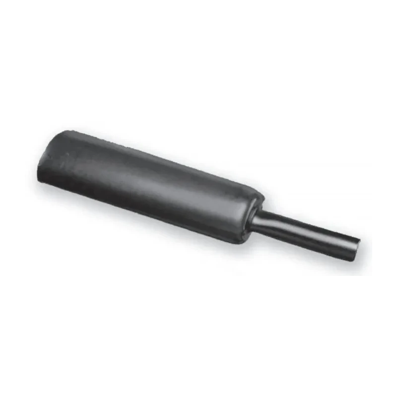TE Connectivity Heat Shrink Tubing Black 25 mm Sleeve Diameter x 1.2 m Length 3:1 Ratio Polyolefin RMW RMW-25/8-1200/ADH-0