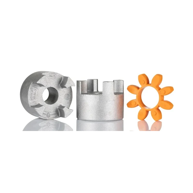 KTR Flexible Coupling Flector Jaw Coupling Complete 66 mm Size, 95 Nm Torque Rating ROTEX28-Complete-KTR