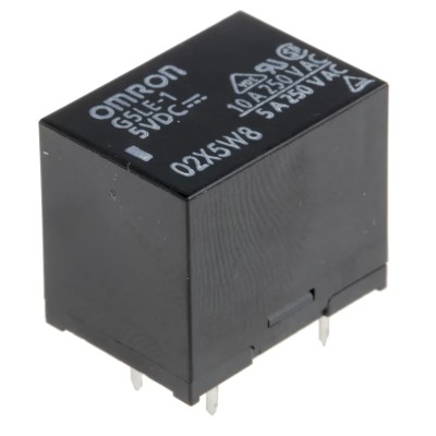 Omron PCB Power Relay 5V DC Coil 8A Switching Current SPDT G5LE-1 DC5