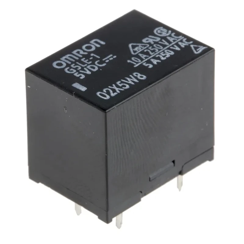 Omron PCB Power Relay 5V DC Coil 8A Switching Current SPDT G5LE-1 DC5
