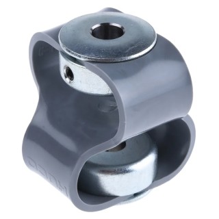 Huco 48 mm Diameter Coupler, 48 mm Length, 8 mm Bore A, 8 mm Bore B Flex-P Series 047.20.2828.RS