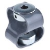 Huco 48 mm Diameter Coupler, 48 mm Length, 8 mm Bore A, 8 mm Bore B Flex-P Series 047.20.2828.RS