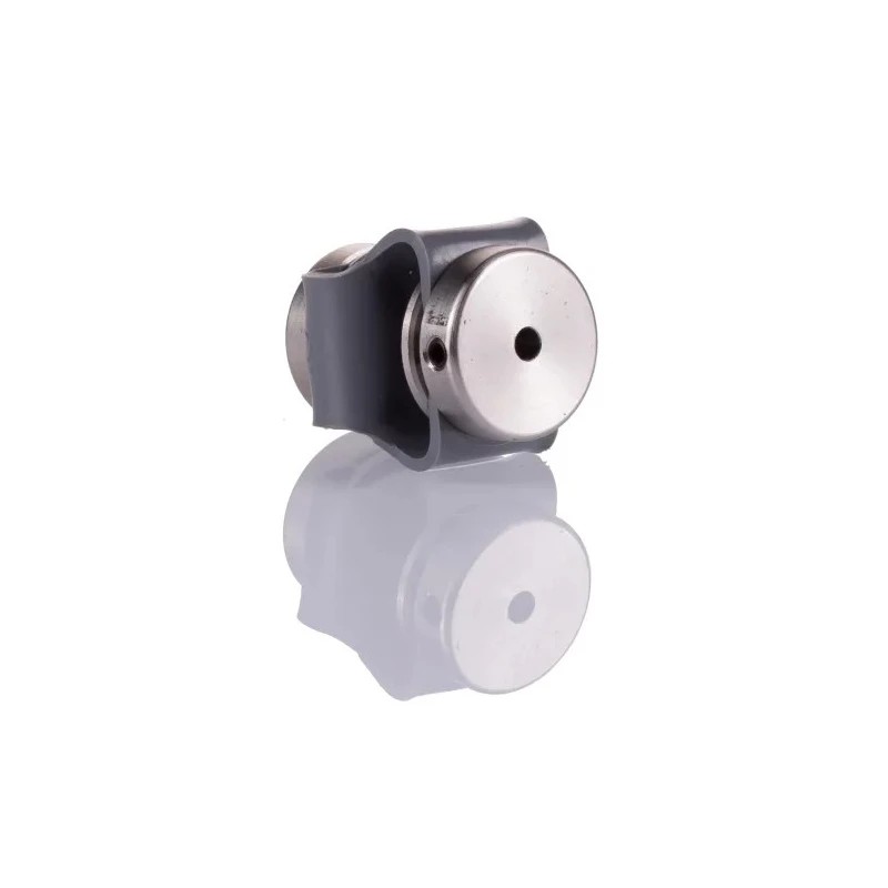 Huco 27 mm Diameter Steel Flexible Coupler, 27 mm Length, 3 mm Bore A & B, Set Screw Style, Flex-P Series 047.10.1414.RS