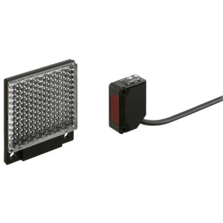 Panasonic Retroreflective Photoelectric Sensor, Block Sensor, 3 m Detection Range, PNP Output, IP67 CX-491-P-Z