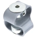 Huco 48 mm Diameter Steel Flexible Coupler, 48 mm Length, 6 mm Bore A, 6 mm Bore B, Set Screw Style 047.20.2222.RS