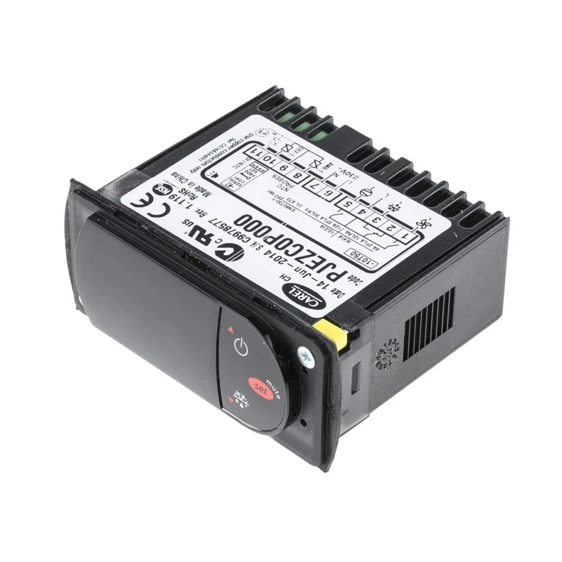 Carel Front Panel Mount On-Off Temperature Controller 3 Input 3 Output Relay 230V AC PJ32
