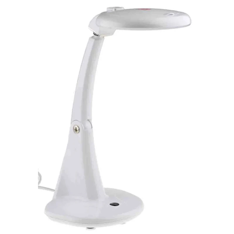 RS PRO LED Magnifying Lamp with Integral Base, 3dpt and 12dpt Lenses, 100 mm Lens Diameter 808-7046