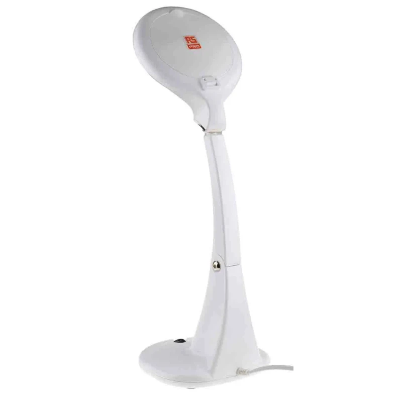 RS PRO LED Magnifying Lamp with Integral Base, 3dpt and 12dpt Lenses, 100 mm Lens Diameter 808-7046