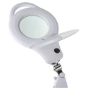 RS PRO LED Magnifying Lamp with Table Clamp Mount, 3dpt and 5dpt, 125 mm Lens Diameter, 8W LED Lamp 808-7042
