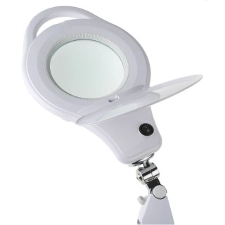 RS PRO LED Magnifying Lamp with Table Clamp Mount, 3dpt and 5dpt, 125 mm Lens Diameter, 8W LED Lamp 808-7042