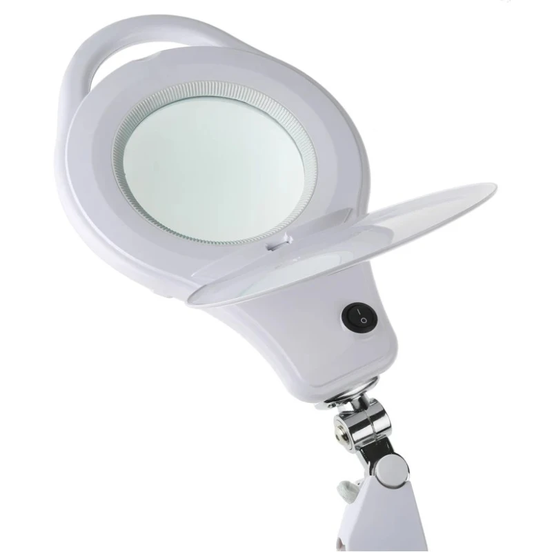 RS PRO LED Magnifying Lamp with Table Clamp Mount, 3dpt and 5dpt, 125 mm Lens Diameter, 8W LED Lamp 808-7042