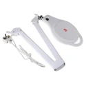RS PRO LED Magnifying Lamp with Table Clamp Mount, 3dpt and 5dpt, 125 mm Lens Diameter, 8W LED Lamp 808-7042