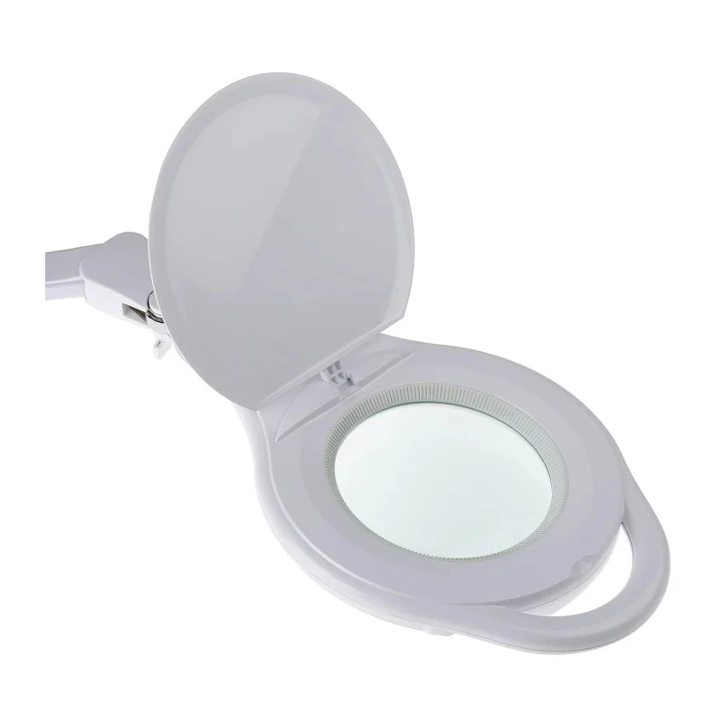 RS PRO LED Magnifying Lamp with Table Clamp Mount, 3dpt and 5dpt, 125 mm Lens Diameter, 8W LED Lamp 808-7042