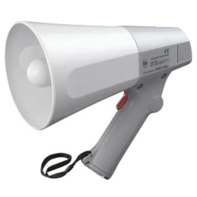TOA Grey Hand Megaphone Battery Powered 6W Compact Portable ER-520