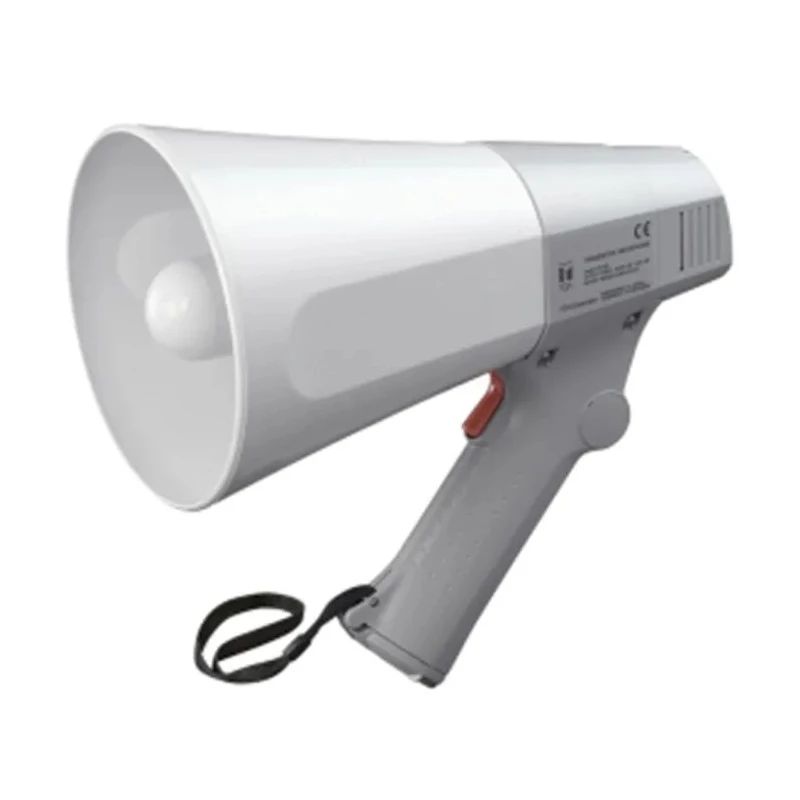 TOA Grey Hand Megaphone Battery Powered 6W Compact Portable ER-520