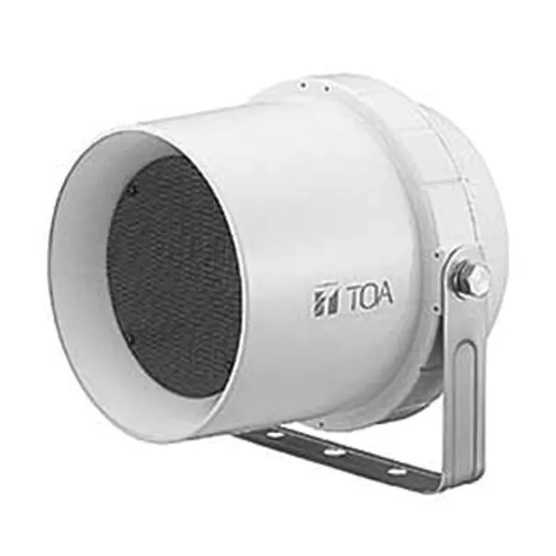 TOA 6W 100V White Outdoor Exponential Horn Speaker IP64 CS-64