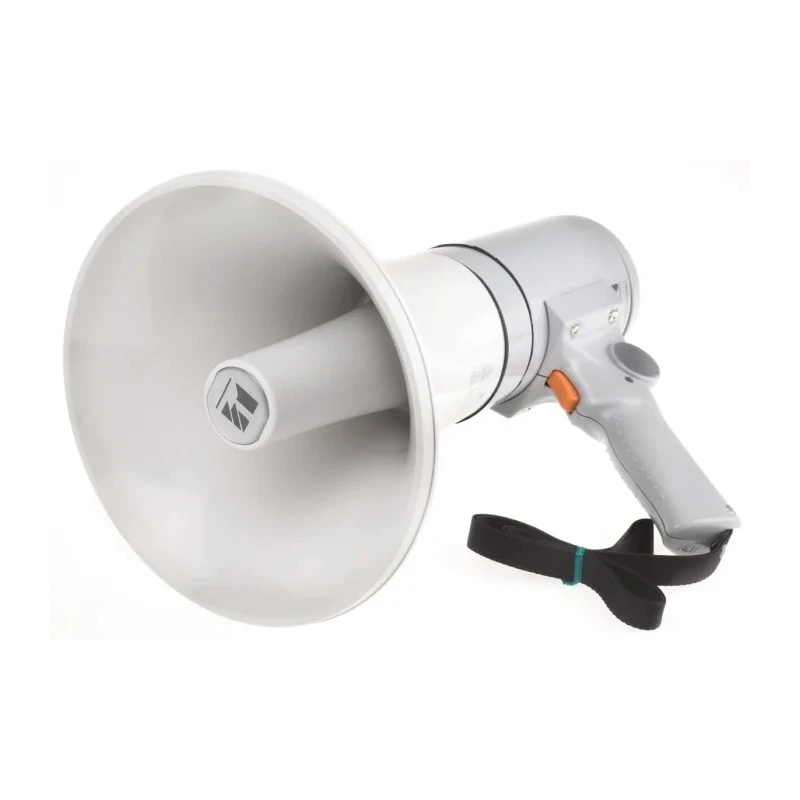 TOA Hand Megaphone 15W Grey ABS, Acrylonitrile Styrene Acrylate Material ER-1215