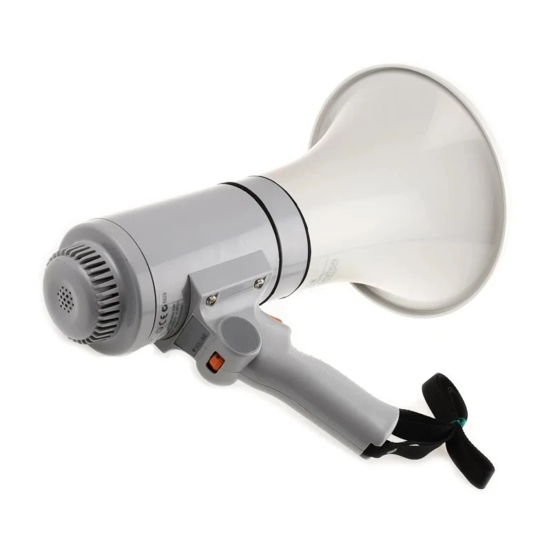 TOA Hand Megaphone 15W Grey ABS, Acrylonitrile Styrene Acrylate Material ER-1215