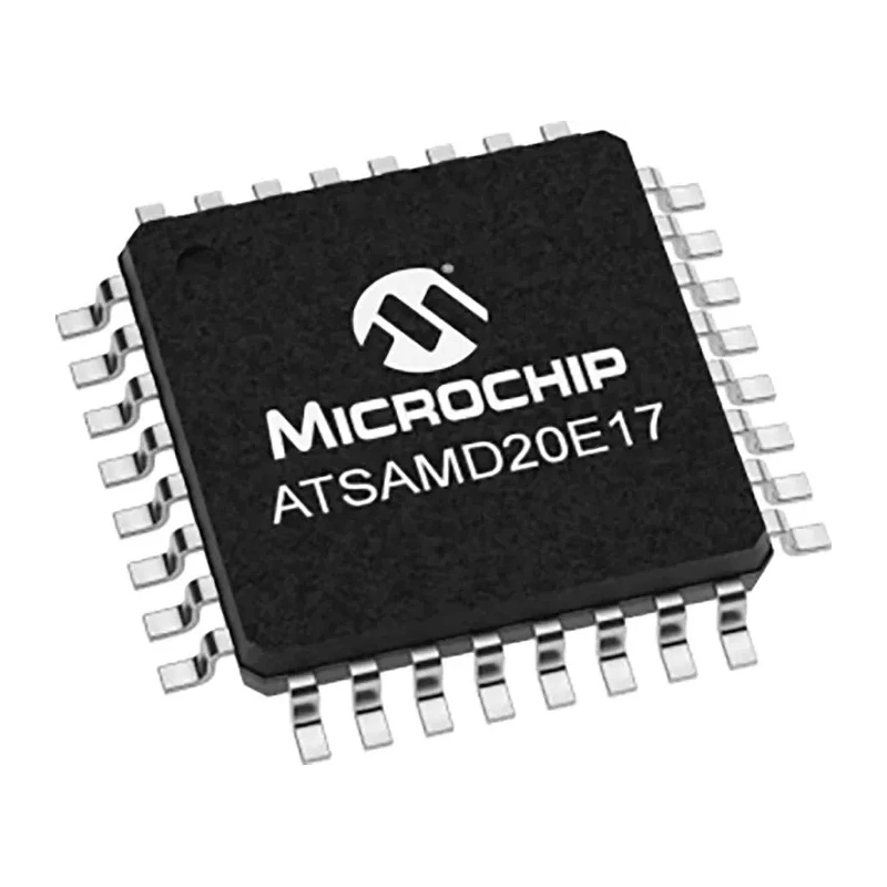 Microchip 32 bit ARM Cortex M0+ ATSAMD20E17A-AU Microcontroller 48 MHz, 128kB FLASH, 32-Pin TQFP ATSAMD20E17A-AU