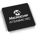 Microchip ATSAM4E16CA-AN 32 bit ARM Cortex M4 Microcontroller 120 MHz 1.024MB FLASH 100-Pin LQFP