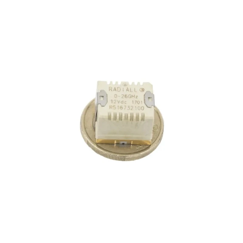 Radiall Through Hole High Frequency Relay 24V DC Coil 5W 8 GHz Max Coil Frequency SPDT R516393100