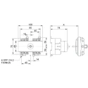 Craig & Derricott 6-Pole DIN Rail Isolator Switch IP65, 25A, 11 kW SD00256B
