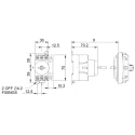 Craig & Derricott 3-Pole DIN Rail Isolator Switch IP65 32A 15kW SD00323B