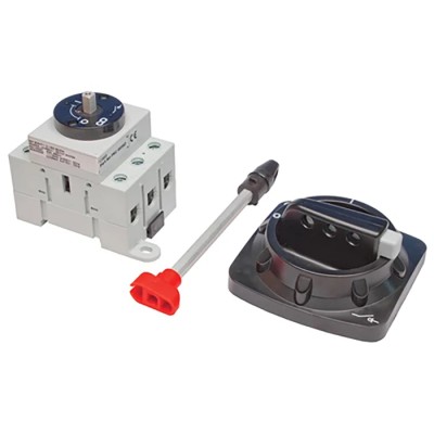 Craig & Derricott 3-Pole DIN Rail Isolator Switch IP65, 63A, 25 kW SD00633B