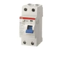 ABB F200 Series Residual Current Circuit Breaker 63A 2-Pole 30 mA Type A 1 kA 277V ac 2CSF202401R1630 F202 A-63/0,03 AP-R