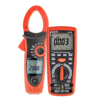 RS PRO Insulation Tester , 125 V Minimum Test Voltage, 1 kV Maximum Test Voltage, LCD Display, 350 μA Test Current IPM245F