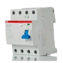 ABB F200 Series Residual Current Circuit Breaker 80A 4-Pole 30 mA Type A 1 kA 480V AC 2CSF204401R1800 F204 A-80/0,03 AP-R