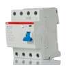 ABB F200 Series Residual Current Circuit Breaker 80A 4-Pole 30 mA Type A 1 kA 480V AC 2CSF204401R1800 F204 A-80/0,03 AP-R