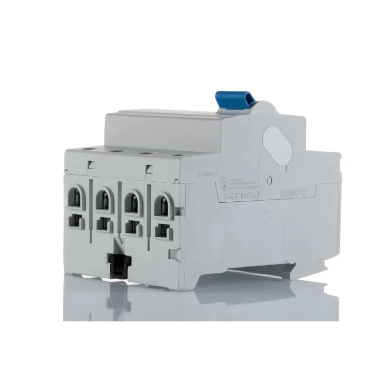 ABB Residual Current Circuit Breaker 63A 4-Pole 100mA Type A 1kA Breaking Capacity 277V AC 2CSF204201R2630 F204 A S-63/0,1