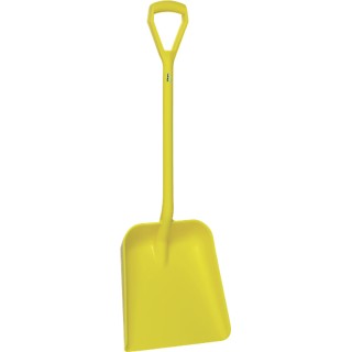 Vikan Square Shovel Yellow Polypropylene Blade 345 mm, Handle 1150 mm 56236