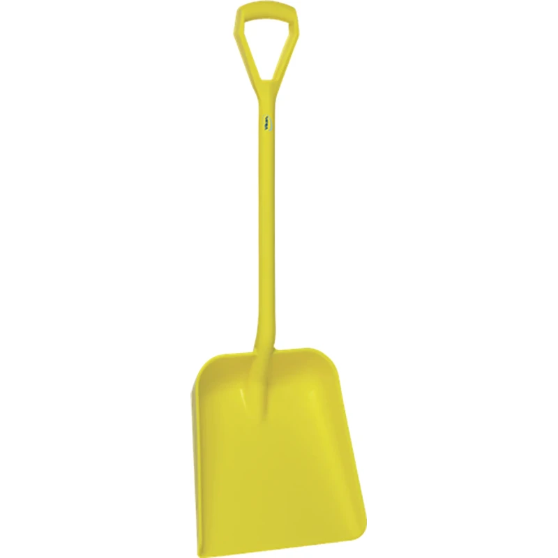 Vikan Square Shovel Yellow Polypropylene Blade 345 mm, Handle 1150 mm 56236