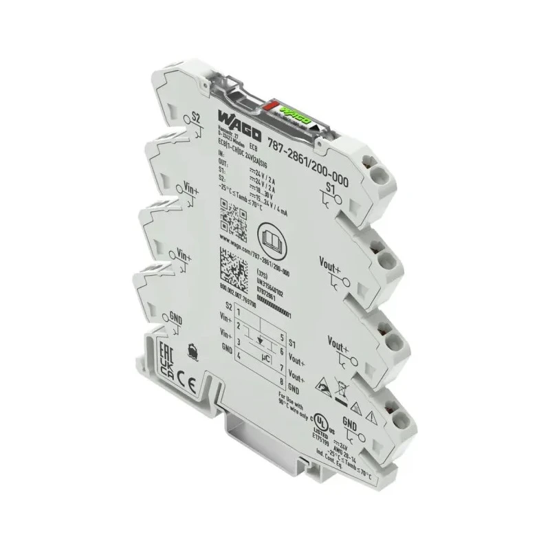WAGO EPSITRON Electronic Circuit Breaker 2A Current Rating 24V Voltage, DIN Rail Mount 787-2861/200-000
