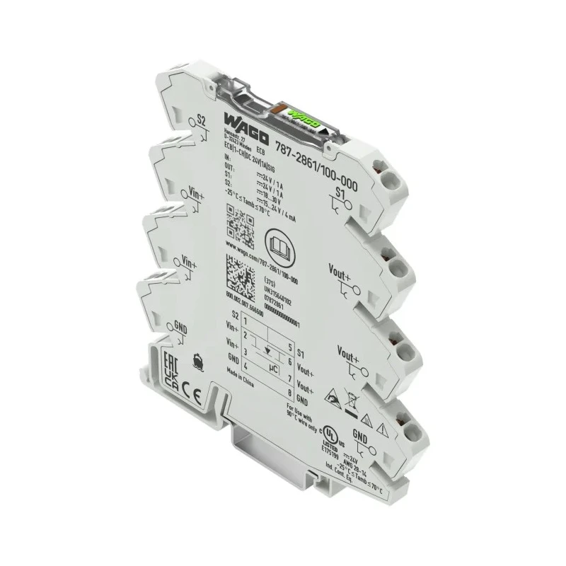 WAGO EPSITRON Electronic Circuit Breaker 1A 24V DIN Rail 787-2861/100-000