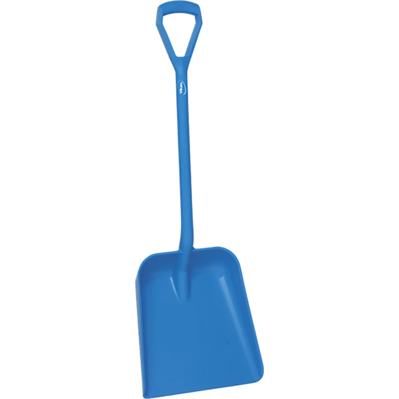 Vikan Square Shovel Blue Blade Width 345 mm, Handle Length 1150 mm Polypropylene 56233