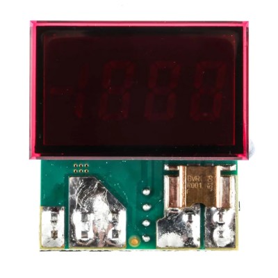Murata Power Solutions Digital Ammeter 19.99 A DC, 21.29 mm x 33.93 mm, ±0.15 % FS DCA-20PC-6-DC4-RL-C