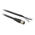 Telemecanique Sensors Female 5 Way M12 Sensor Actuator Cable Polyurethane Jacket 10m XZCP11V12L10