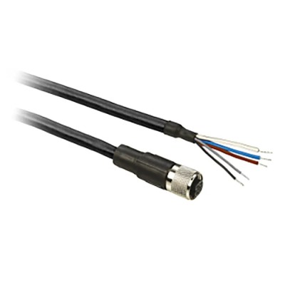 Telemecanique Sensors Female 5 Way M12 Sensor Actuator Cable Polyurethane Jacket 10m XZCP11V12L10
