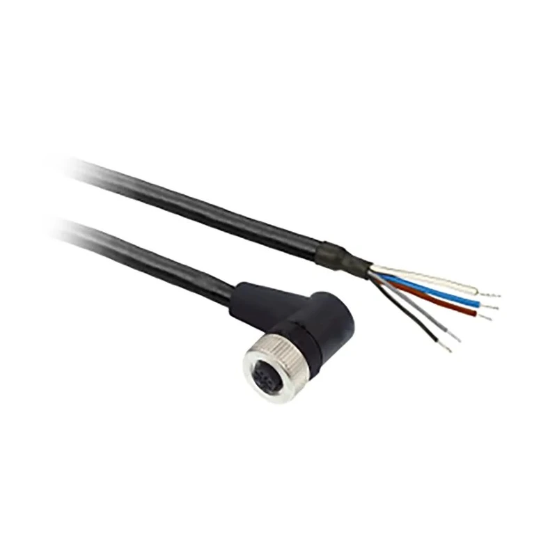 Telemecanique Sensors Sensor Actuator Cable M12 to Unterminated, 2 m, Polyurethane Jacket, 60-75V AC XZCP12V12L20