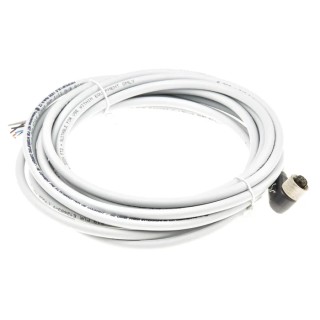 Telemecanique Sensors Female 8 Way M12 to Unterminated Sensor Actuator Cable 5m XZCP53P12L5